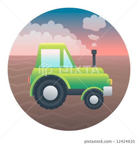 Tractor Detailed Illustration 12424810