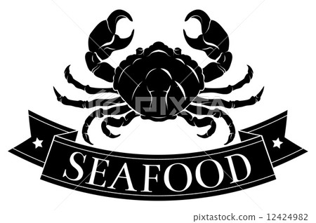 Seafood crab icon Seafood crab icon 12424982
