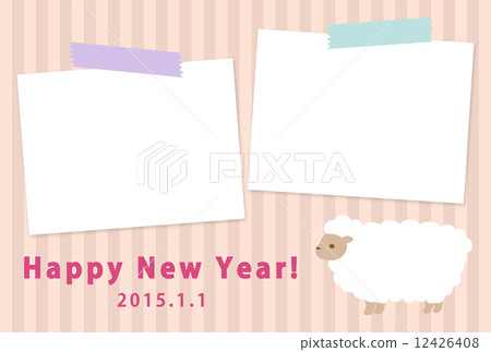 Photo frame New Year's Card Photo frame New Year's Card 12426408