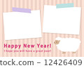 Photo frame New Year's Card 12426409