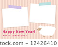 Photo frame New Year's Card 12426410