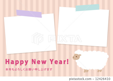 Photo frame New Year's Card Photo frame New Year's Card 12426410