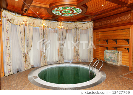 The sauna interior in Mezhigirya The sauna interior in Mezhigirya 12427769