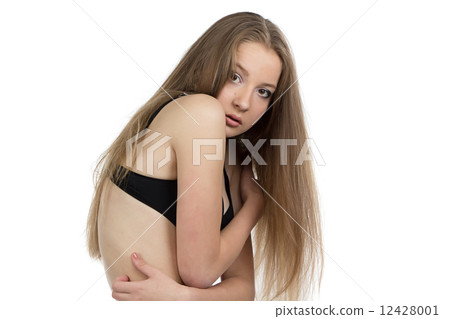 Photo of frightened teenage girl 12428001