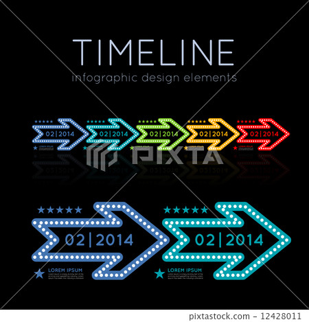 Timeline infographic Timeline infographic 12428011