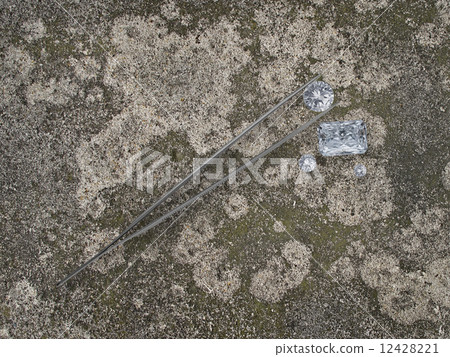 diamonds over old cement 12428221