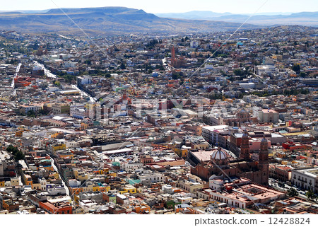 Bird's eye view of Zacatecas, Mexico Bird's eye view of Zacatecas, Mexico 12428824
