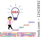 Business idea and innovation by vector  12428892