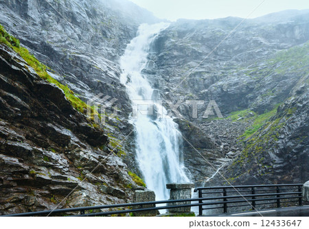 Stigfossen waterfall (Norway). Stigfossen waterfall (Norway). 12433647