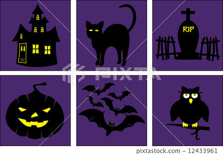 Halloween Posters set. Halloween Posters set. 12433961
