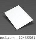 Empty paper sheet. 12435561
