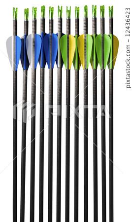 Arrows for Archery Isolated on White Arrows for Archery Isolated on White 12436423