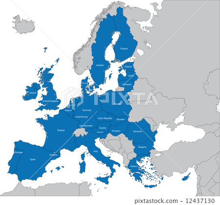 European Union map 12437130