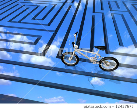 blue sky bicycle