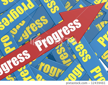 Progress arrow Progress arrow 12439481