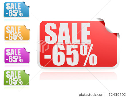 Sale 65% label set 12439502