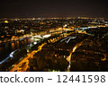 Night view from the Eiffel Tower ① 12441598
