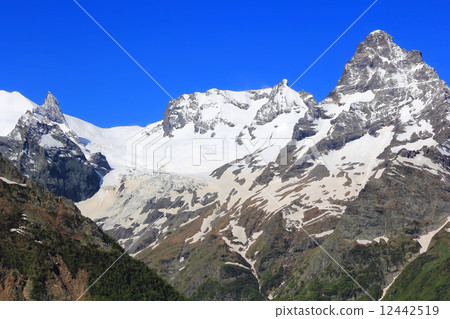 Caucasus mountains Dombai 12442519