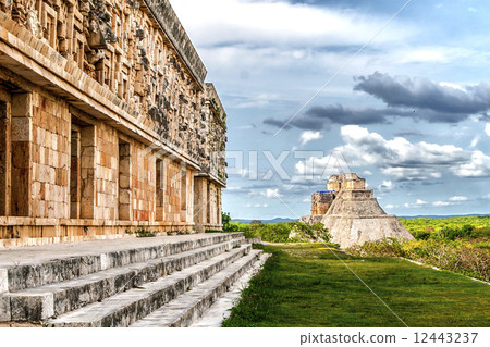 Uxmal remains of Mayan civilization in Mexico 12443237