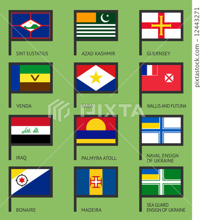 Flags flat set-17 Flags flat set-17 12443271