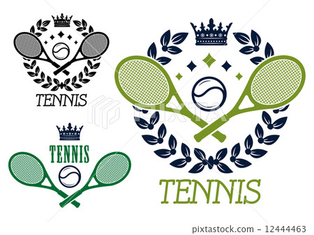 Tennis championship emblems or badges 12444463