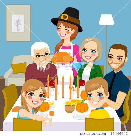 Thanksgiving Family Dinner 12444642
