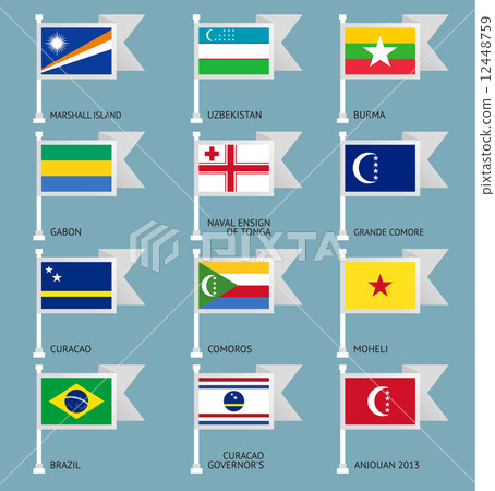 Flags set four-11 Flags set four-11 12448759