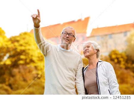 senior couple in city park senior couple in city park 12451285