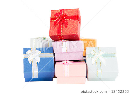 Gift boxes ,Isolated on white. Gift boxes ,Isolated on white. 12452263