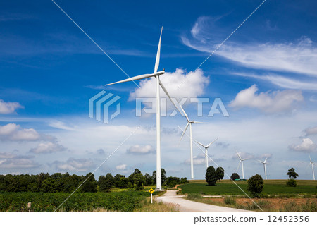 Wind Turbine Farm Wind Turbine Farm 12452356