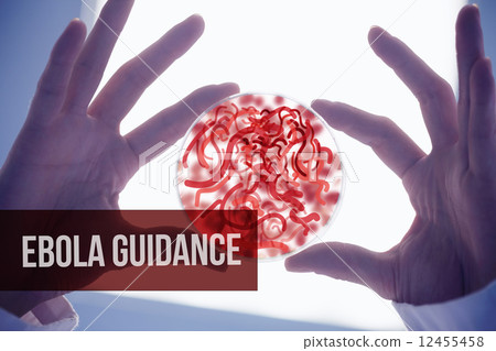 Scientists hands holding petri dish of germs Scientists hands holding petri dish of germs 12455458