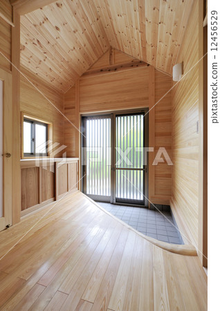 入口門廳木製日式風格 12456529