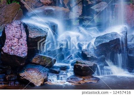 Tropical waterfall 12457416