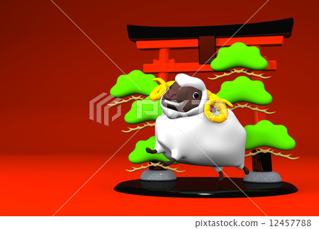 Year of the Ram, Happy New Year 2015, sheep 12457788