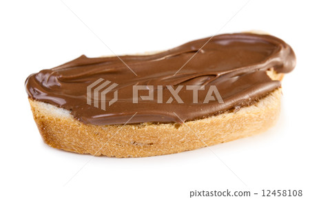 Bread with chocolate spread Bread with chocolate spread 12458108