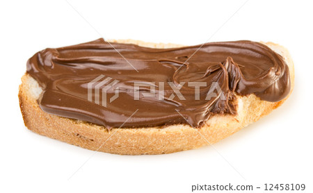 Bread with chocolate spread Bread with chocolate spread 12458109