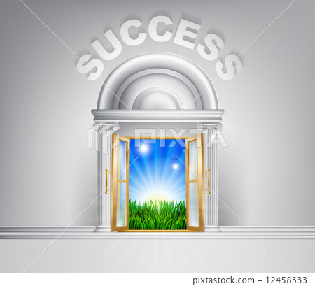 Door to Success concept 12458333