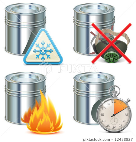 Vector Paint Properties Icons 12458827