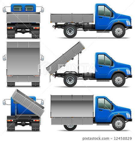Vector Lorry Icons Set 4 12458829