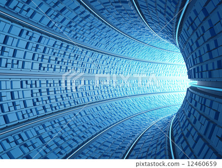 Futuristic Tunnel 12460659