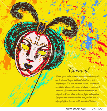Venetian carnival mask 12461273