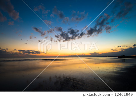 Evening scenery of Kageuma Coast 12461949