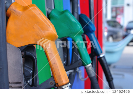 Gasoline nozzles figure separate type by color. Gasoline nozzles figure separate type by color. 12462466
