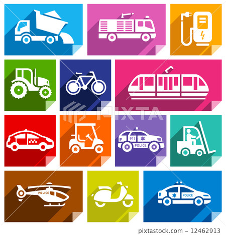Transport flat icon, bright color-04 12462913