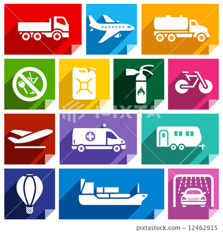 Transport flat icon, bright color-02 12462915