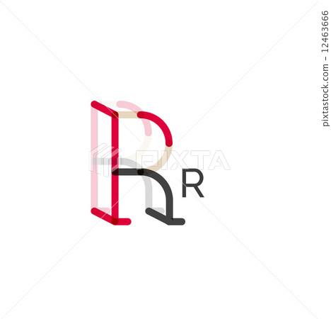 Minimal R font or letter logo design Minimal R font or letter logo design 12463666