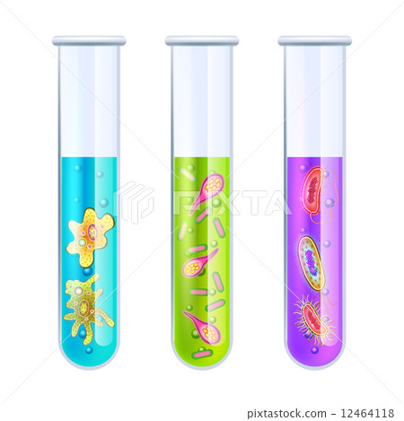 Viruses in test tube 12464118