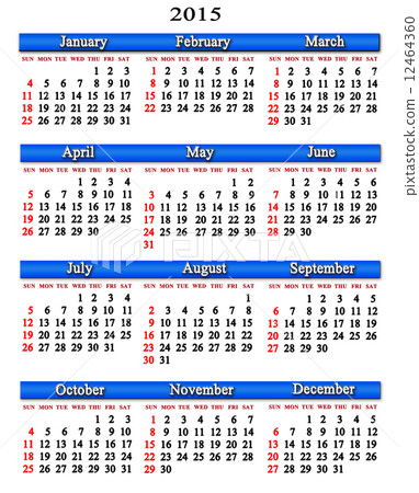 calendar for next 2015 year with blue ribbon calendar for next 2015 year with blue ribbon 12464360