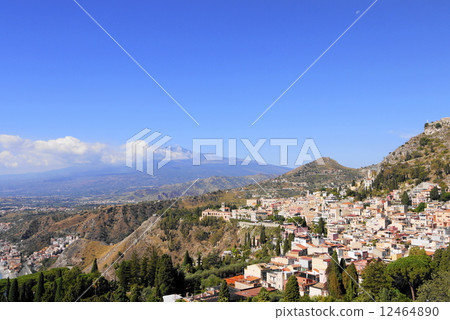 陶爾米納陶爾米納埃特納火山埃特納火山 12464890