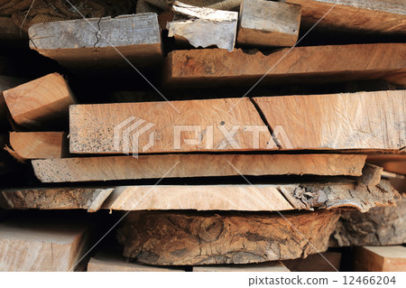 Pile of wood plank for wooden industry Pile of wood plank for wooden industry 12466204